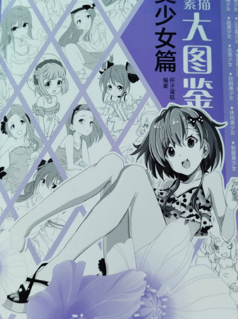 书名：《漫画素描大图鉴:美少女篇》